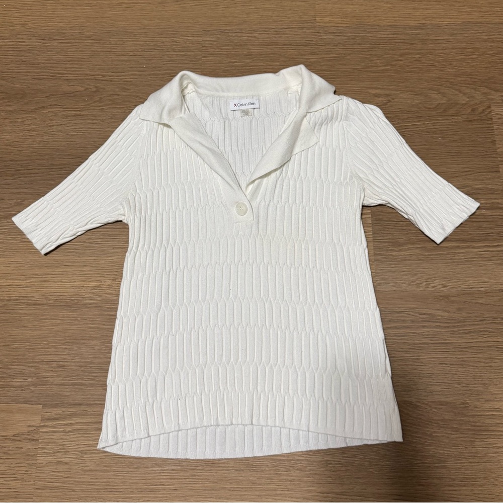 CALVIN KLEIN WHITE DRESS SHIRT